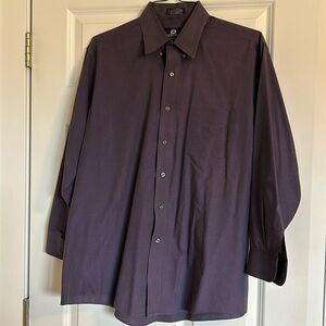 Men’s shirt Stafford purple size 16 1/2 neck 32/33 sleeve